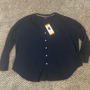 Tommy Hilfiger ladies long sleeve cotton knit shirt
